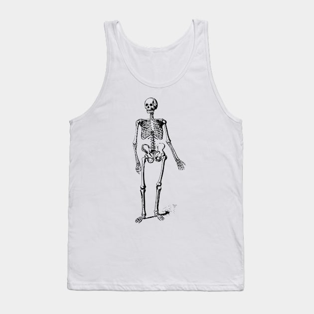 Skeleton Tank Top by be yourself. design